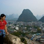 Szu-ting overlook Yangshuo China Szu-ting overlook Yangshuo China