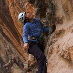 Szu-ting climbing 5.10 at Red Cliff Nanning China Szu-ting climbing 5.10 at Red Cliff Nanning China