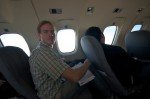Brady Robinson on a flight in Peru